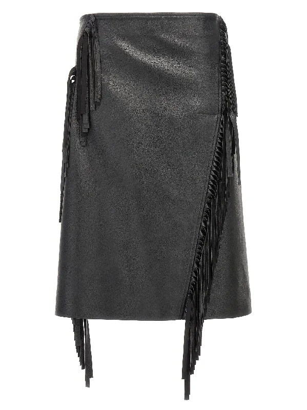 Fringed Alter Mat Skirt wrap skirt elegant