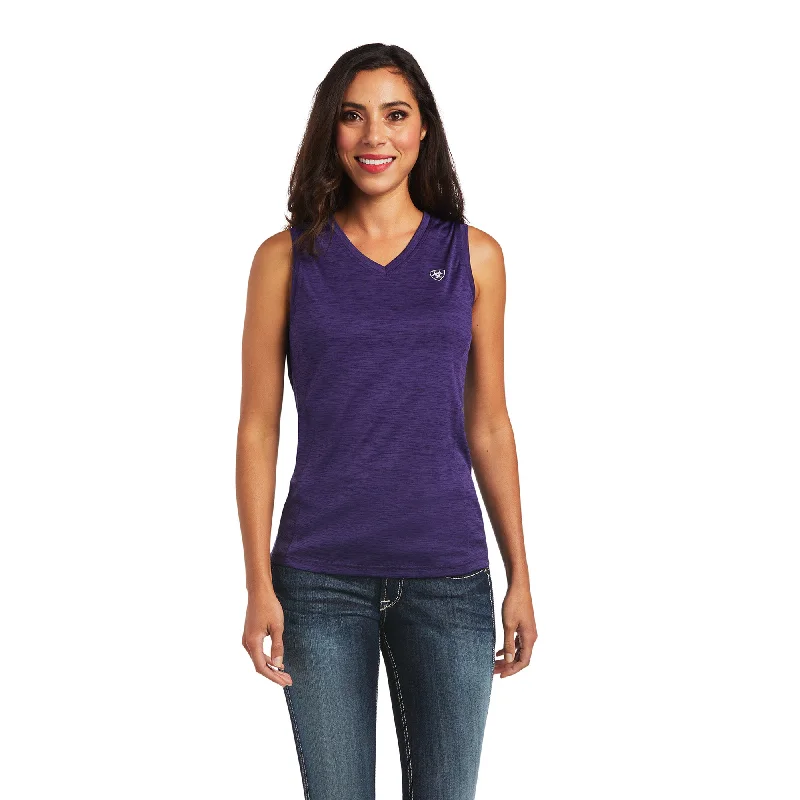 Ariat Women's Laguna Sleeveless Purplavy Tank 10040590 print tank top