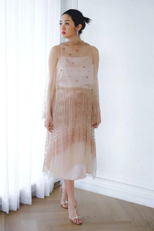 Tenun Top and Skirt Set linen skirt natural