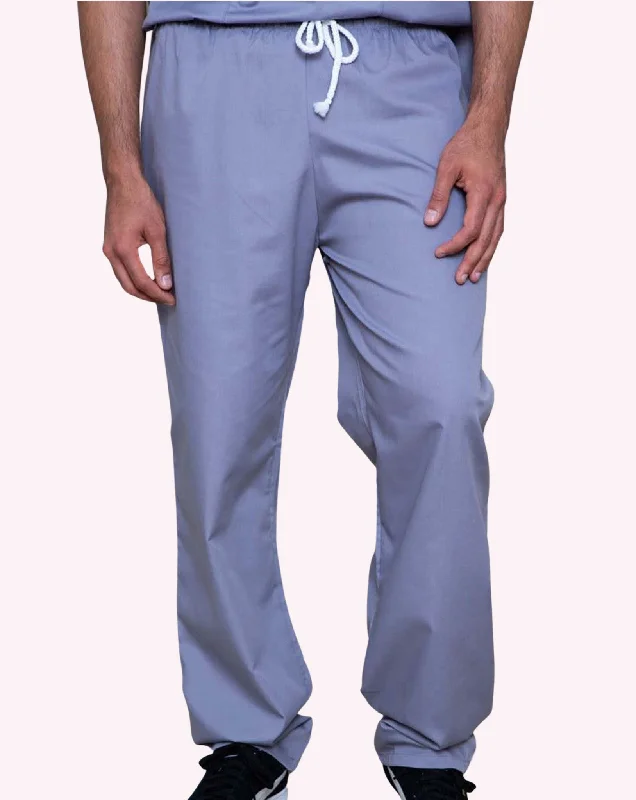 Mawson Metro Blue Unisex Drawstring Scrub Trousers (Polycotton) Trousers Bootcut Casual Mawson Metro Blue Unisex Drawstring Scrub Trousers (Polycotton) Trousers Bootcut Casual