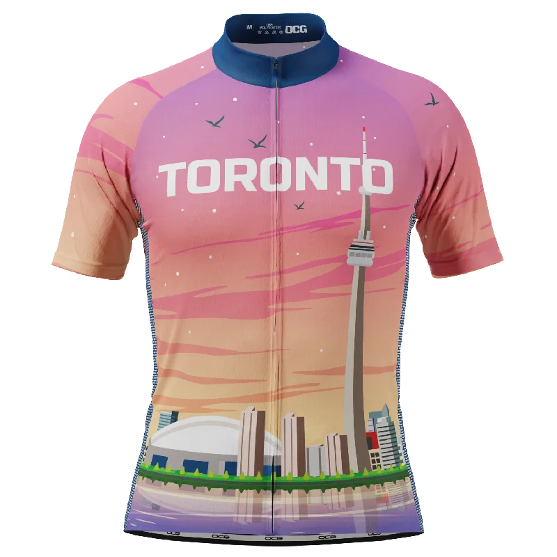 Men's Around The World - Toronto Short Sleeve Cycling Jersey Women's Jersey Top