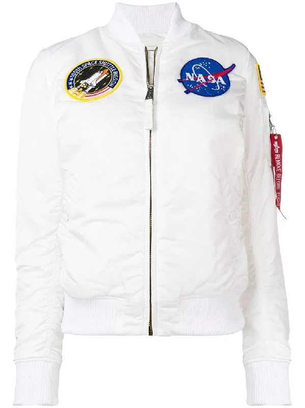 NASA MA-1 bomber jacket Fleece Fabric Down Fabric Feather Fabric