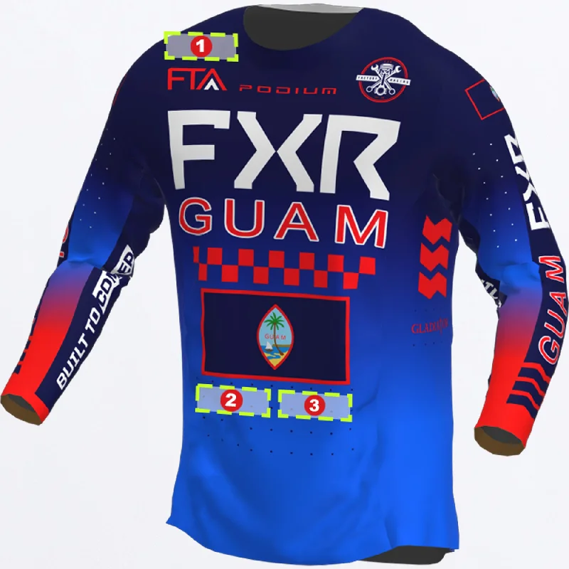 Guam Custom Revo MX Jersey Short Sleeve Jersey Top