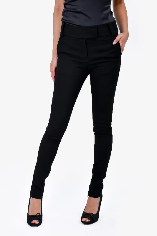 Khaite Black Trousers Size 2 Trousers Summer Linen