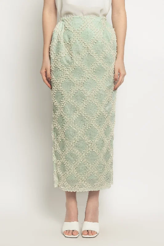 Malika Skirt in Laurel Green vintage skirt charm