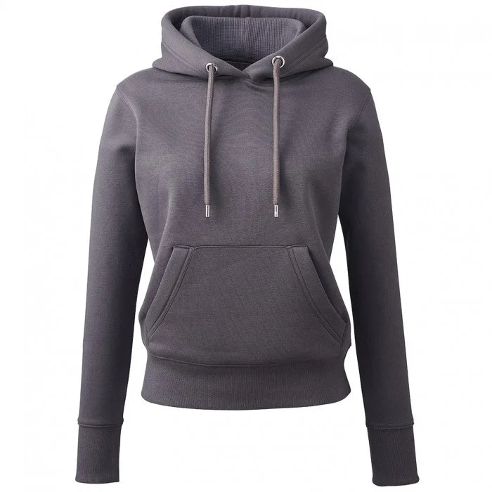 Anthem Womens/Ladies Anthem Hoodie Hoodie with Frayed Bohemian Relaxed