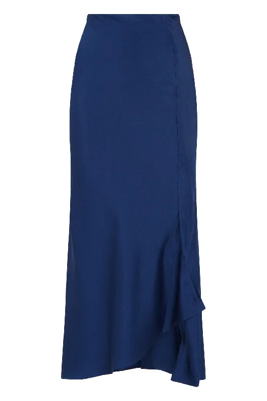 SILK MIDI SKIRT velvet skirt plush
