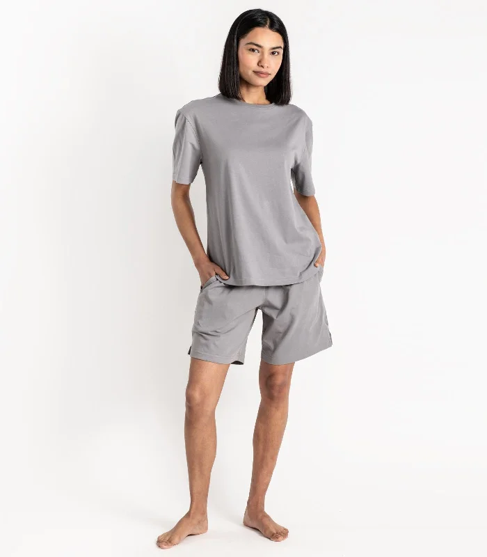 Jersey Knit Short PJ Set Bamboo Jersey Tee