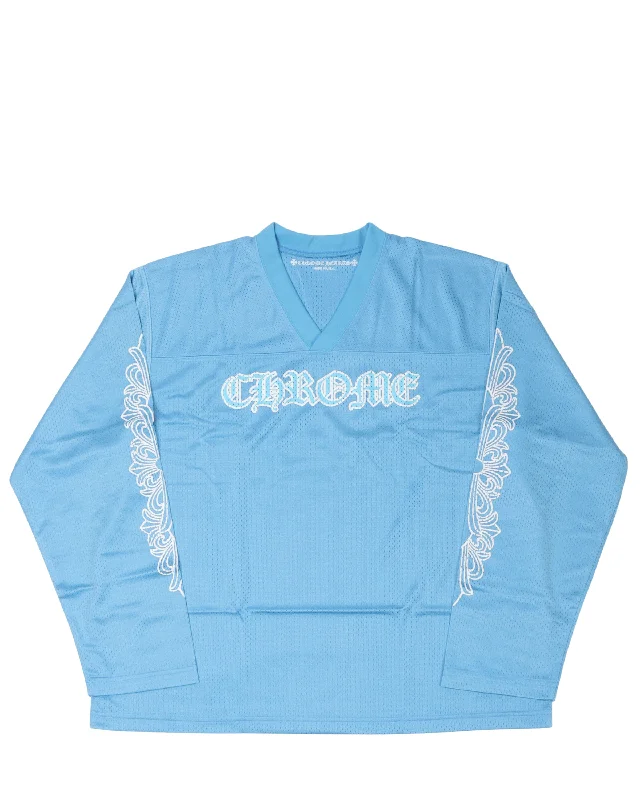 Mesh Warm Up Jersey Patterned Jersey Tee