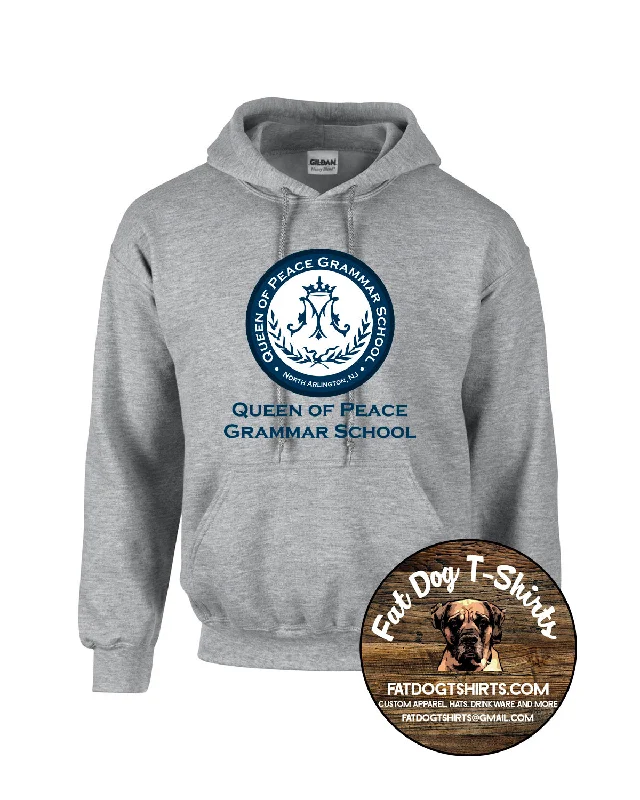 QUEEN OF PEACE LOGO HOODIE-2 COLORS Hoodie with Print Artistic Unique