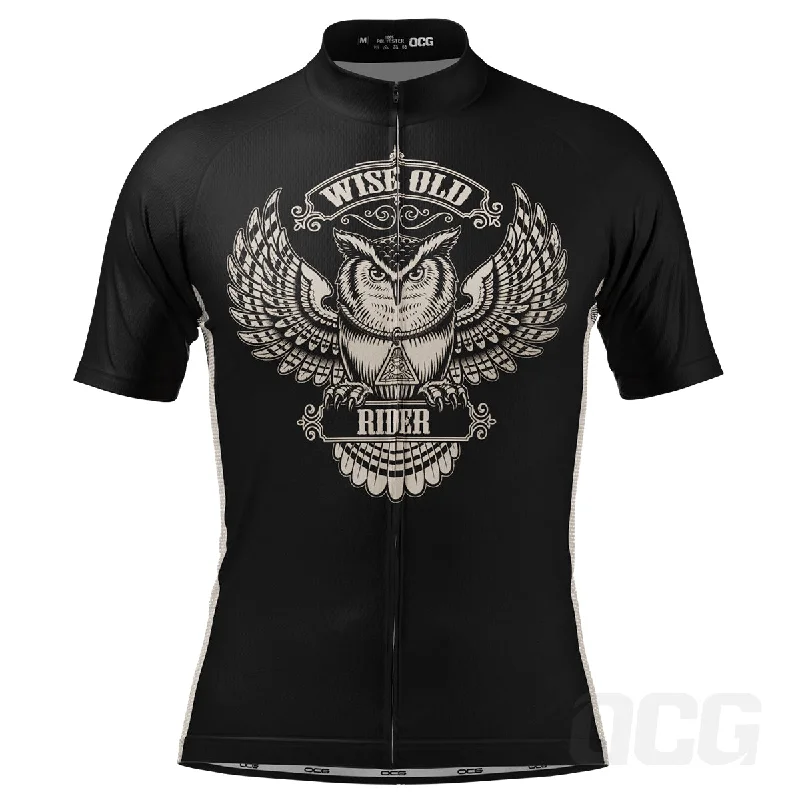 Men's Wise Old Rider Short Sleeve Cycling Jersey Branded Jersey Tee