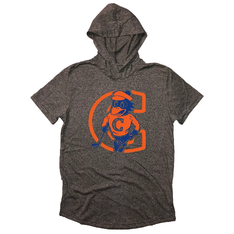 Chirps Big C Sweater - Short Sleeve Hoodie Shirt Anti-Pilling Anti-Shrink Durable