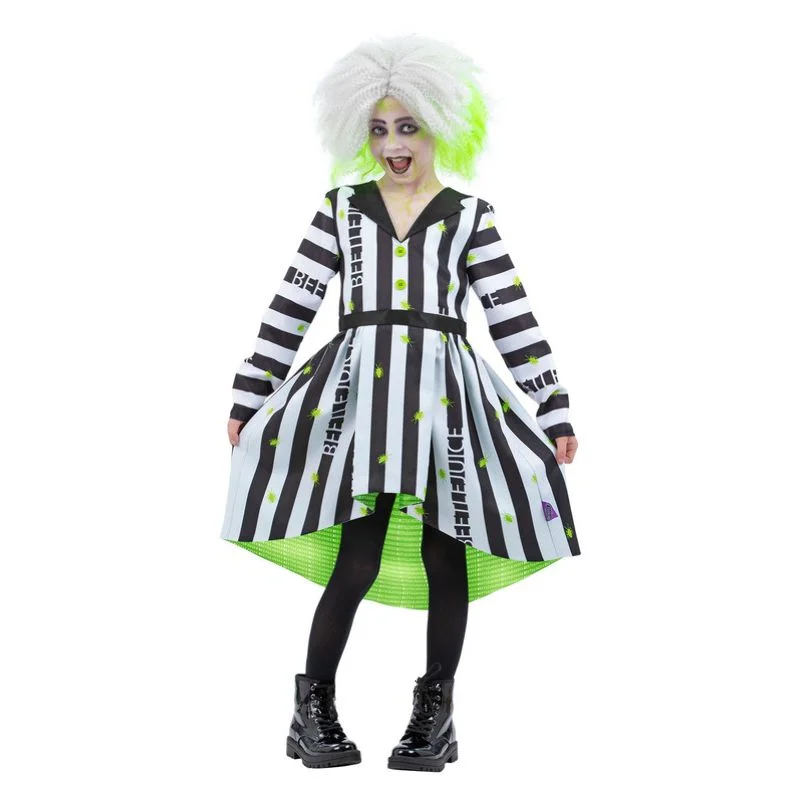 Beetlejuice Dress Costume for Girls Bodycon Club Sequined