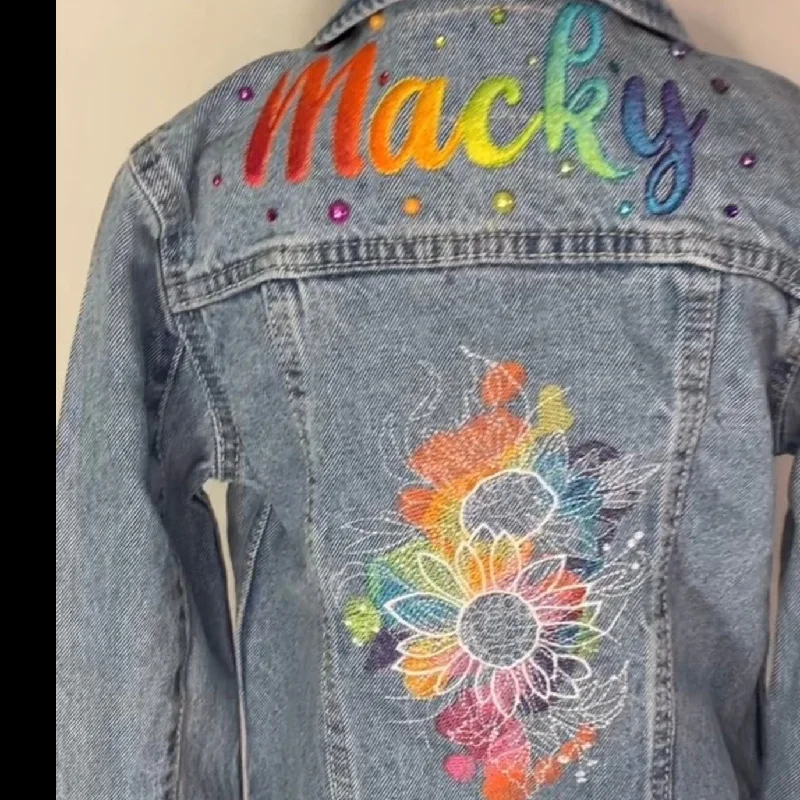 Adults Custom Denim Jacket Mesh Jacket Canvas Jacket Denim Jacket
