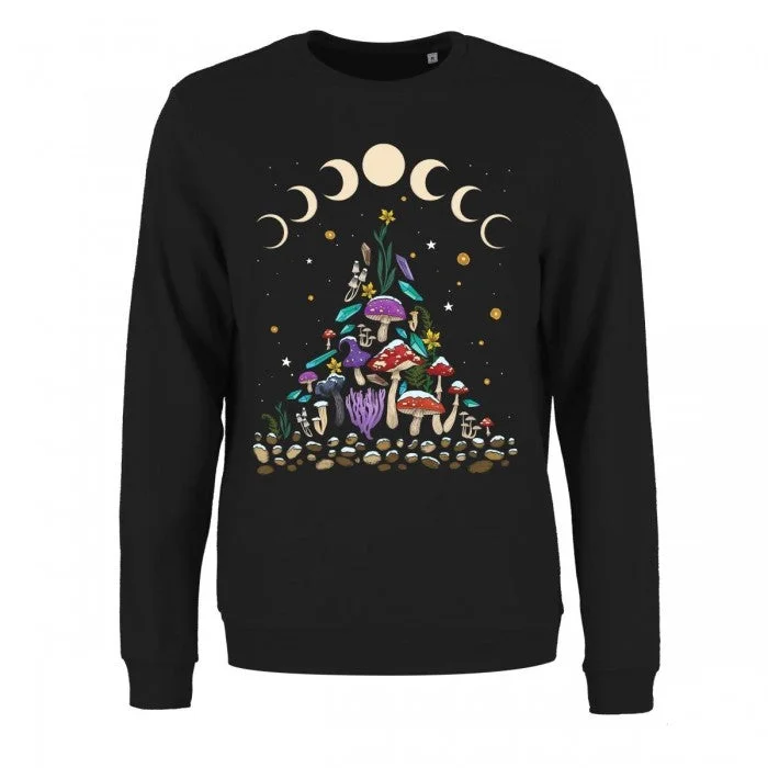 Grindstore Womens/Ladies Mystical Roots Solstice Christmas Sweatshirt Hoodie with Logo Branding Identity