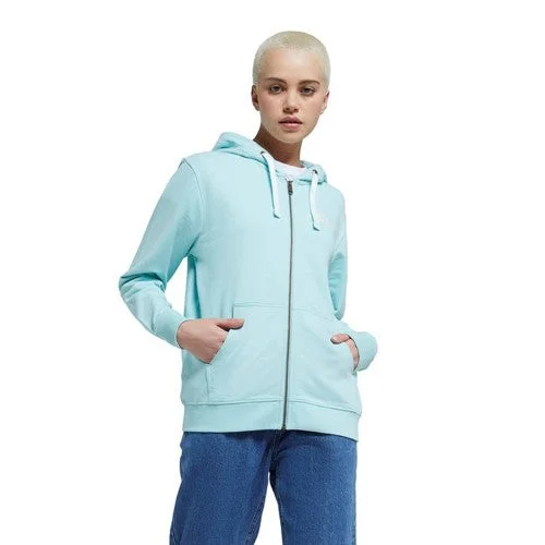 Animal Womens/Ladies Nikki Organic Zipped Hoodie Hoodie with Mock Neck Collared Structured