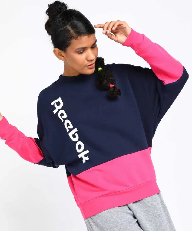 REEBOK SWEATSHIRT (GL2856) Hoodie with Cropped Fit Short Trendy