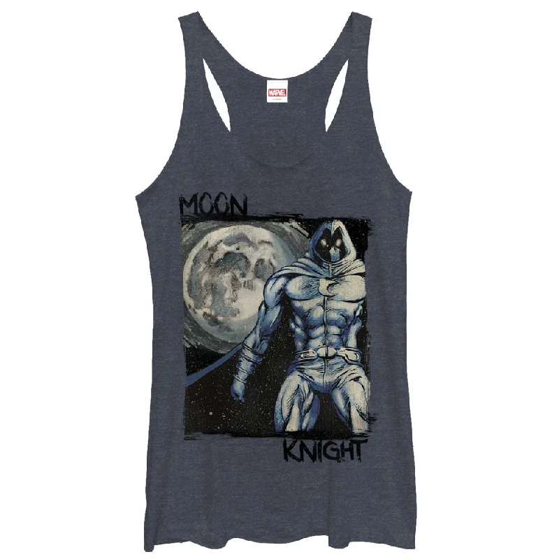 Women's Marvel Moon Knight Star Night Racerback Tank Top activewear tank top