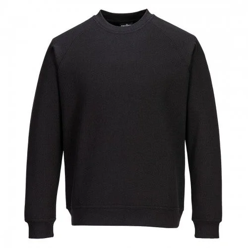 Portwest Womens/Ladies Raglan Sweatshirt Hoodie with Thumb Holes Functional Cozy