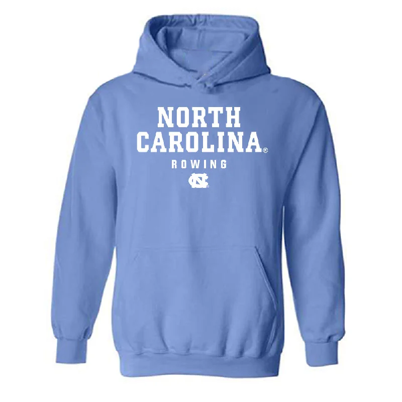 UNC - NCAA Women's Rowing : Gageby Annie Gaither - Classic Shersey Hooded Sweatshirt Hoodie with Earth Tones Natural Calm