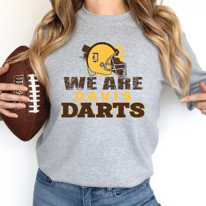 Hazel Blues® | Custom Team Football Helmet Sweatshirt Hoodie with Double Zipper Versatile Adjustable