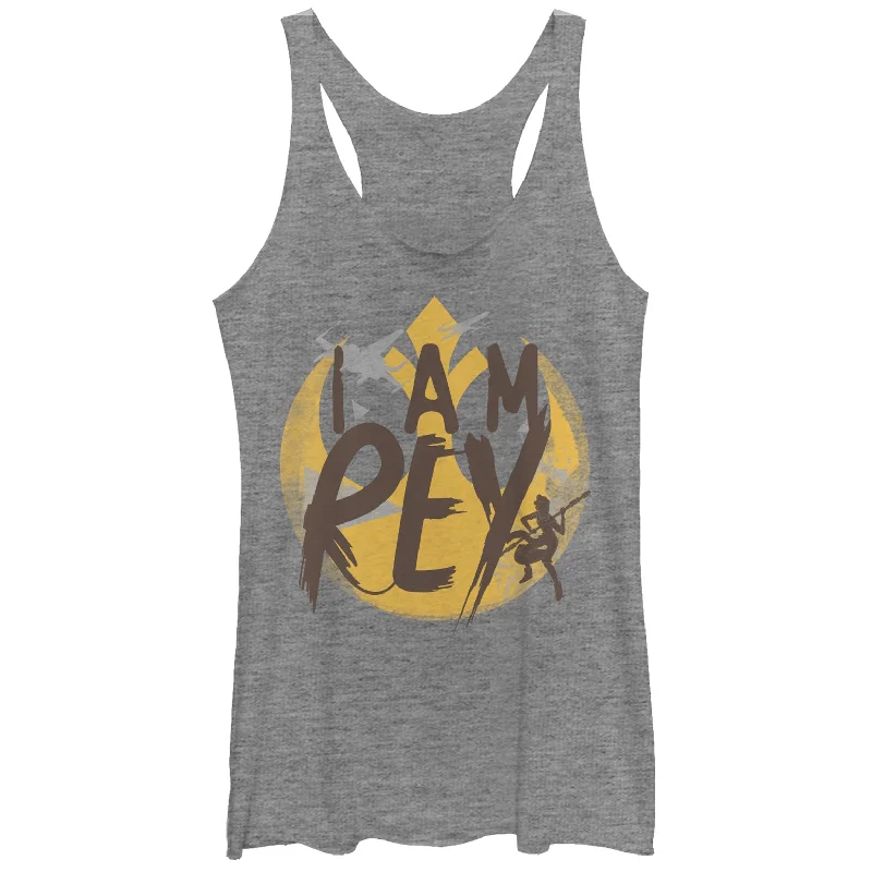Women's Star Wars: Forces of Destiny I Am Rey Racerback Tank Top vibrant tank top
