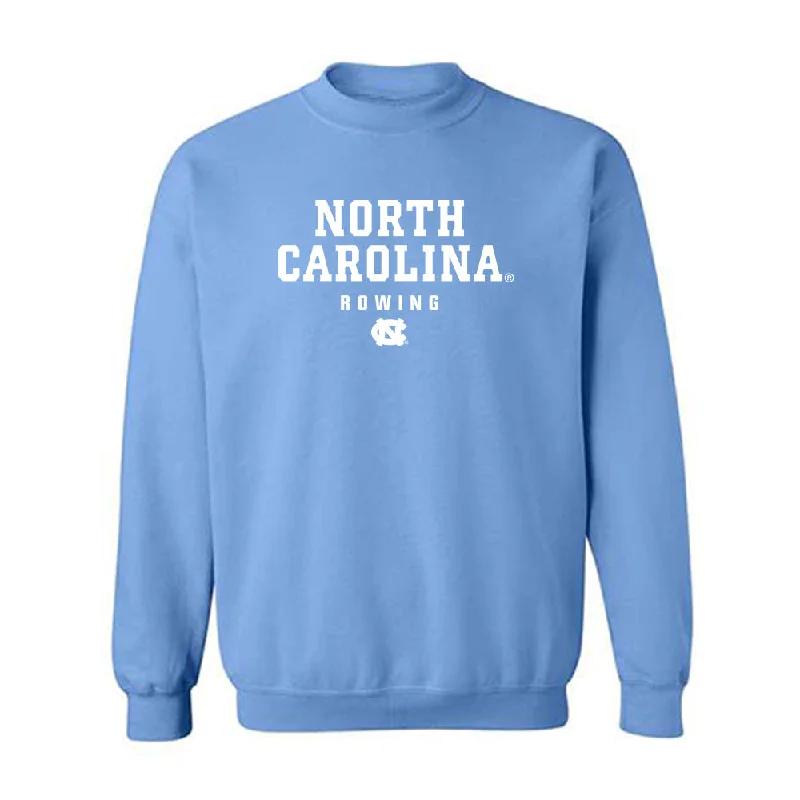 UNC - NCAA Women's Rowing : Gageby Annie Gaither - Classic Shersey Crewneck Sweatshirt Hoodie with Distressed Vintage Worn