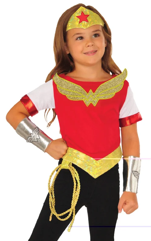 Wonder Woman Dress Up Set Tunics Bridal satin