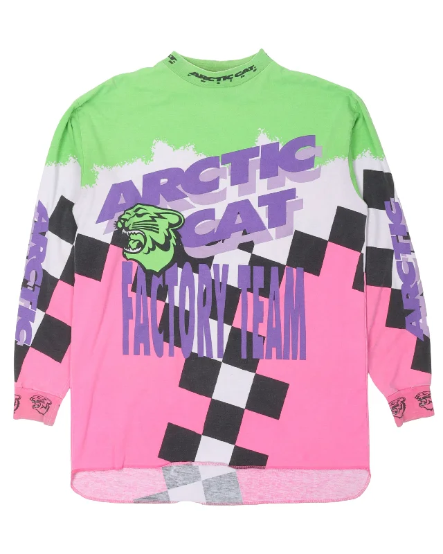 Arctic Cat Motocross Jersey Polo Neck Jersey Top