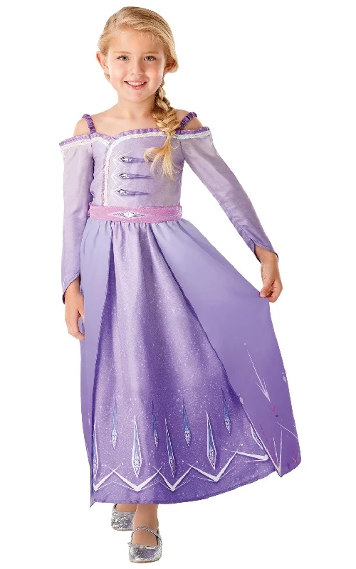 Frozen 2 Elsa Prologue Dress Costume Tunics Fashionable chic