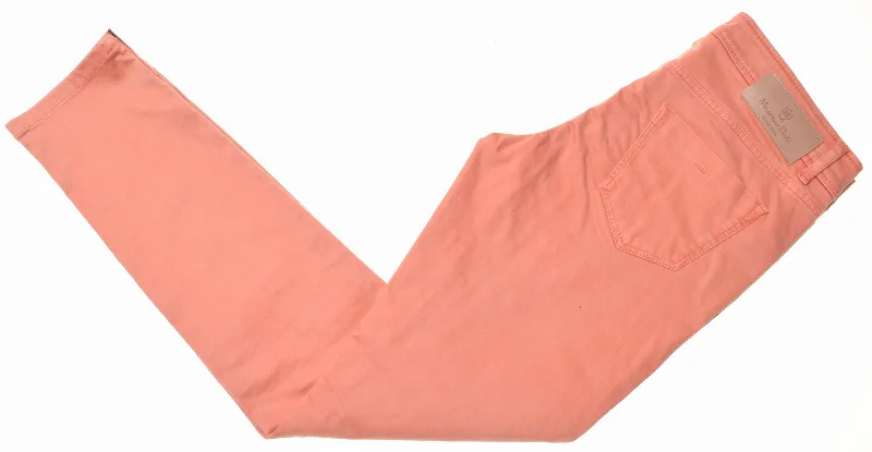 MASSIMO DUTTI Womens Jegging Trousers EU 38 W30 L29 Orange Cotton Trousers Top Rated
