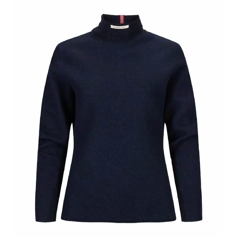 Womens Boiled Turtle Neck Sweater Terry Terry Cloth Terry Knit