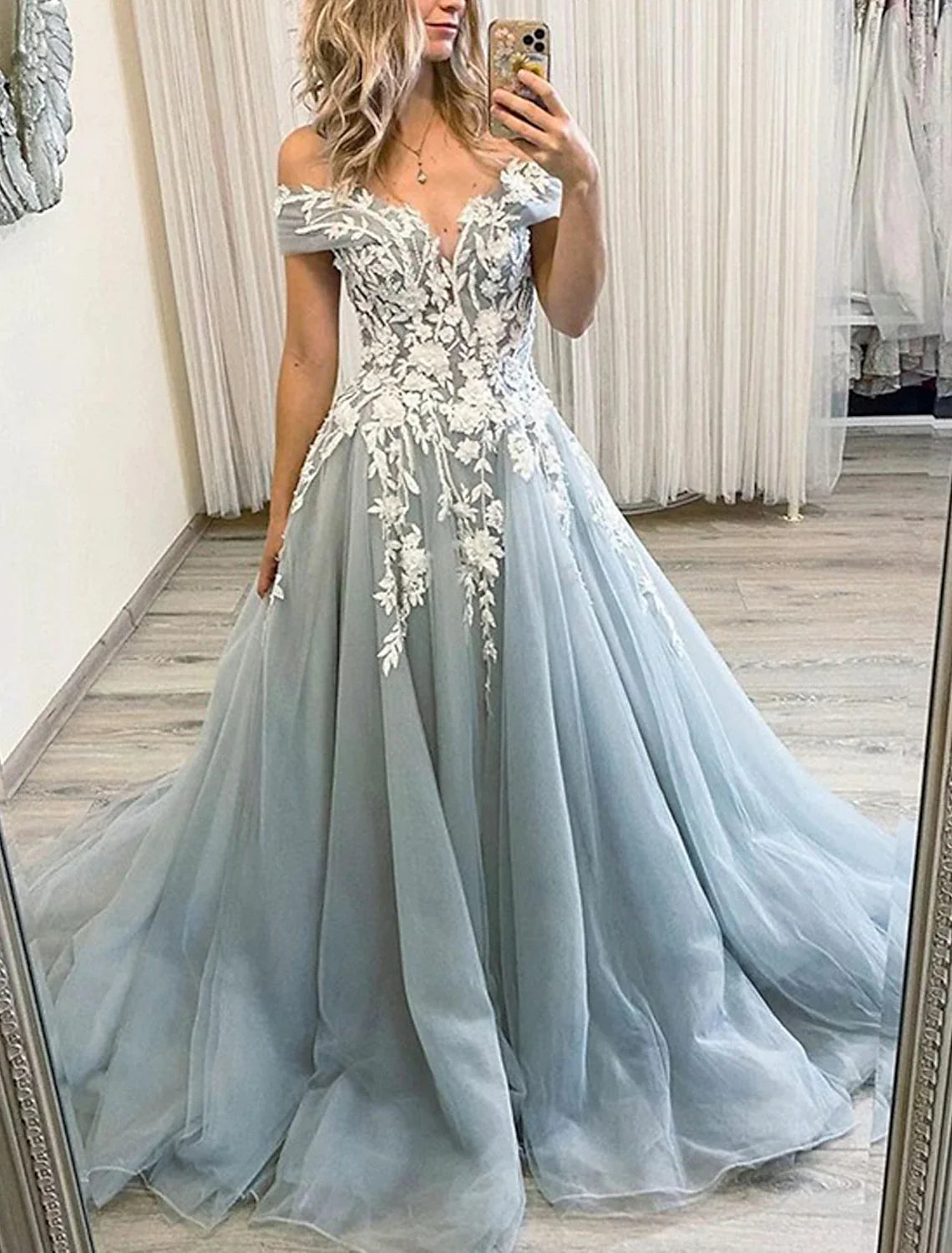 Ball Gown Prom Dresses Princess Dress Formal Prom Floor Length Sleeveless Off Shoulder Organza Backless with Pleats Appliques Casual Short Summer Ball Gown Prom Dresses Princess Dress Formal Prom Floor Length Sleeveless Off Shoulder Organza Backless with Pleats Appliques Casual Short Summer