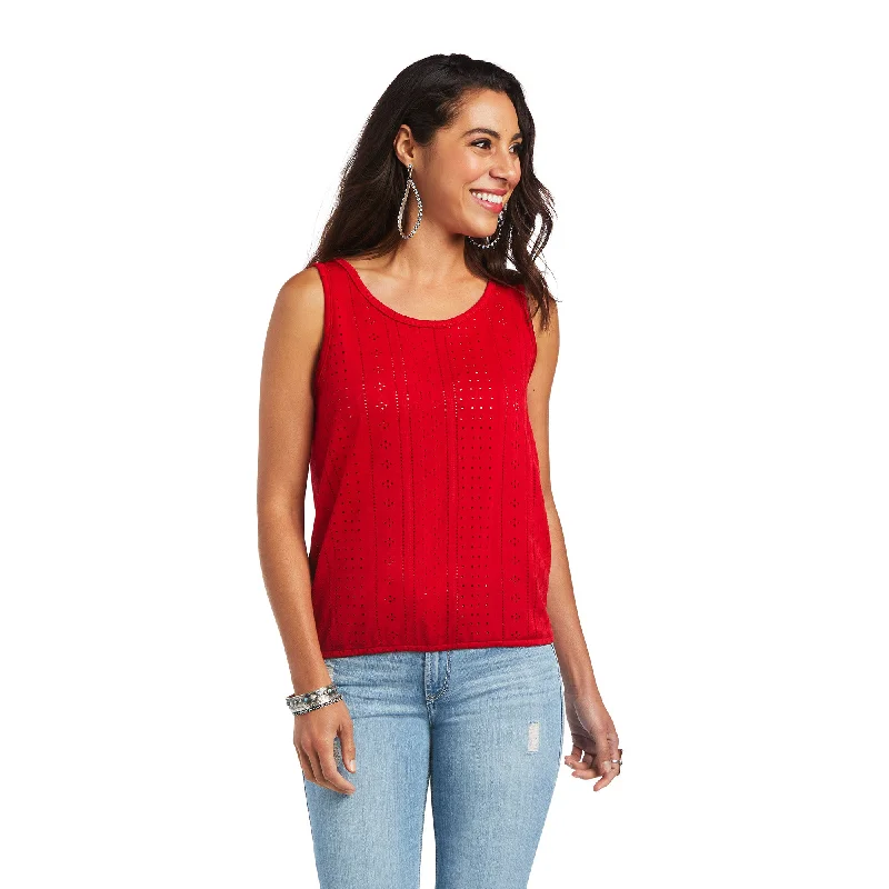 Ariat® Ladies Smith Salsa Red Tank Top 10040513 vintage tank top