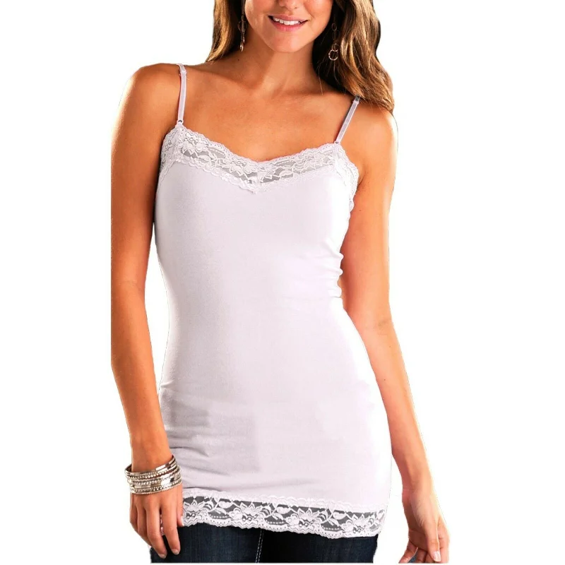 Panhandle Ladies Red Label White Tunic Length Knit Tank J7A7683-15 cold shoulder tank Panhandle Ladies Red Label White Tunic Length Knit Tank J7A7683-15 cold shoulder tank