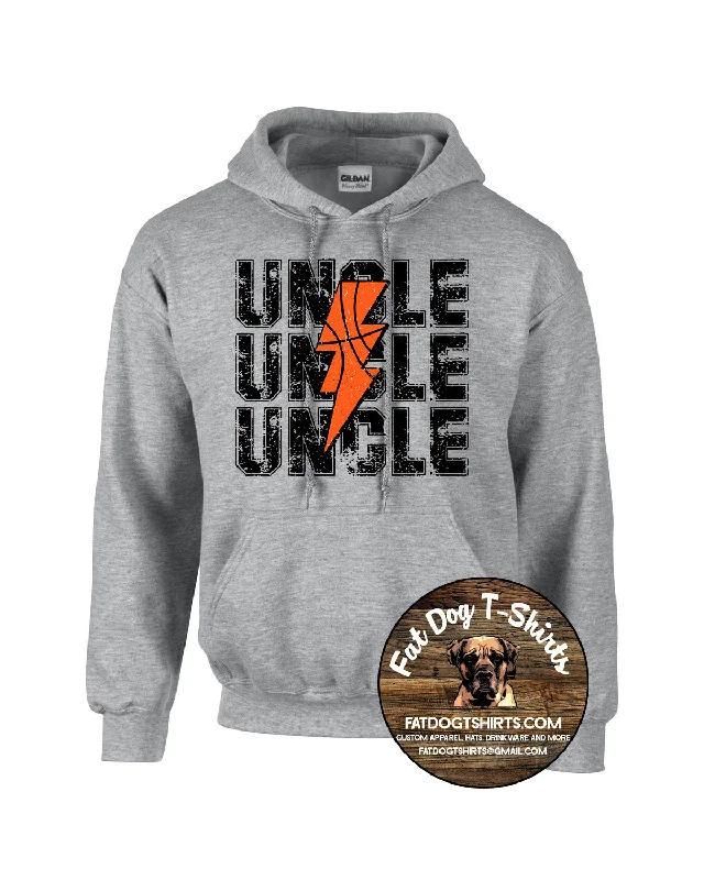 BASKETBALL UNCLE HOODIE-NEW 2024 Hoodie with Contrast Stitching Detailed Premium