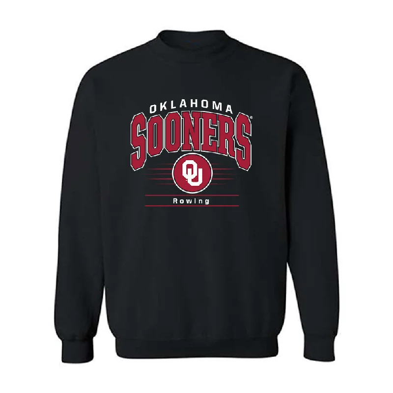 Oklahoma - NCAA Women's Rowing : Kennedy Stewart - Classic Shersey Crewneck Sweatshirt Hoodie with Elastic Cuffs Stretchable Comfortable