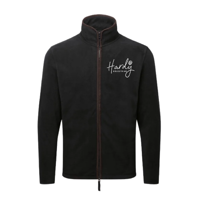 Hardy Equestrian Women's Fleece Jacket Welt Pockets Slit Pockets Flap Pockets