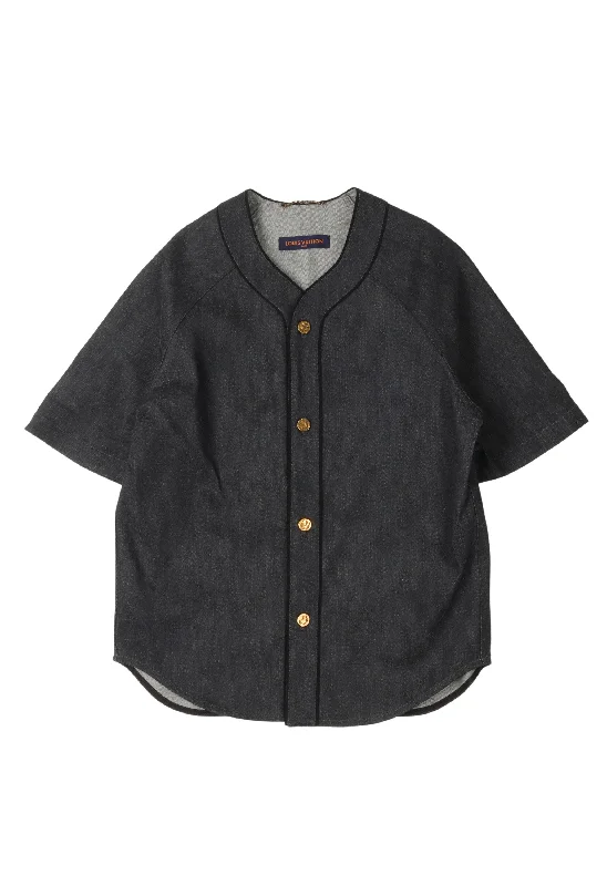 Denim Baseball Jersey Budget-Friendly Jersey Tee