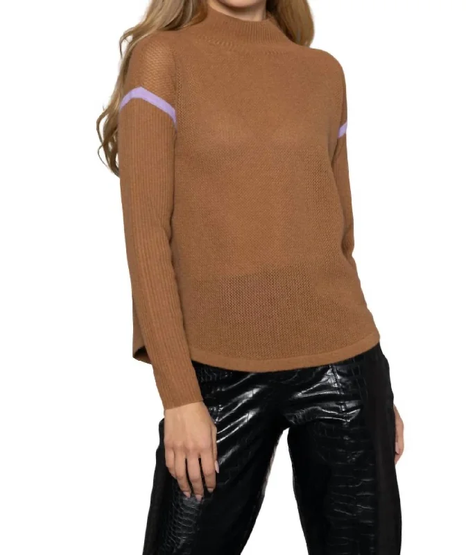 Re-Fine Sweater In Bourbon Long Sweater Short Sweater Cropped Sweater