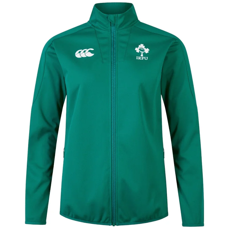Canterbury IRFU Rugby Ireland 2024/25 Womens Anthem Full-Zip Jacket Insulated Jacket Fitted Jacket Loose Jacket