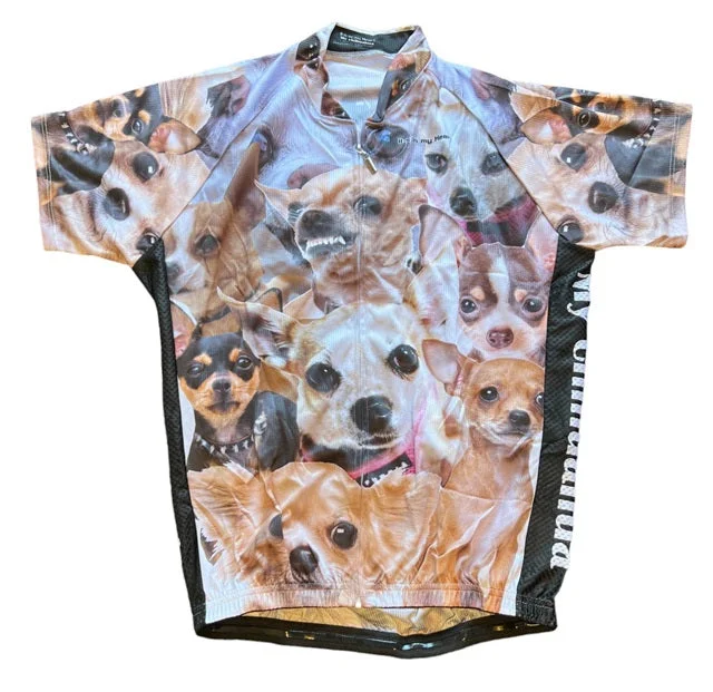 Women's My Chihuahua Cycling Jersey X-Large Glamorous Jersey Tee