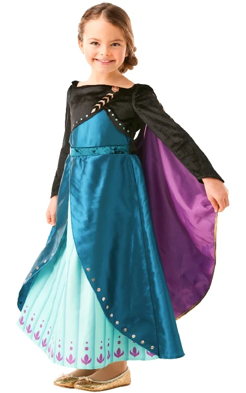 Frozen 2 Anna Epilogue Dress Costume Boatneck Modish Everyday