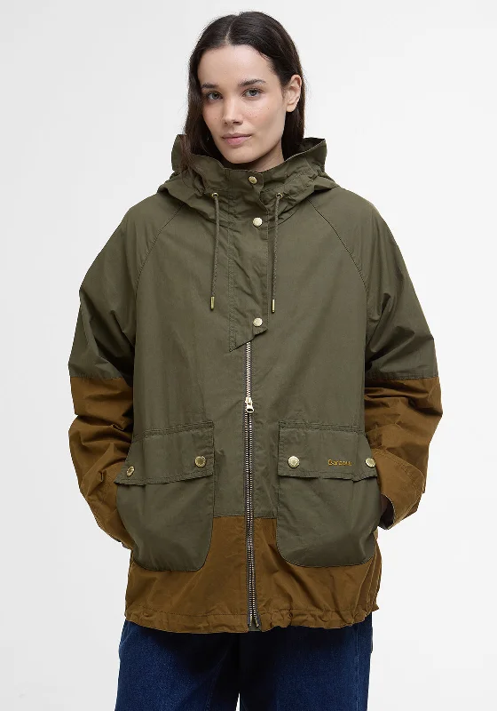 Barbour Hayley Showerproof Jacket, Green Jacket Blazer Coat