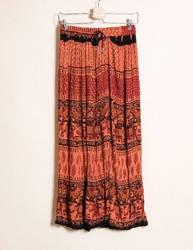 Bagru Block Print Skirt - As-Is-Clearance cashmere skirt fine