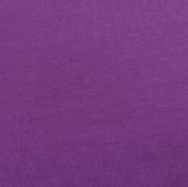 Plain Purple Cotton Jersey Fabric Comfortable Jersey Tee