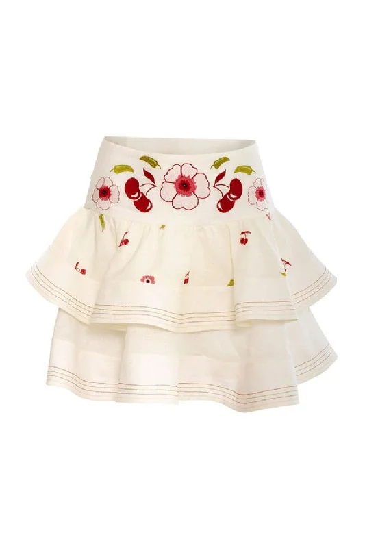 AL FRESCO MINI SKIRT lace skirt romantic