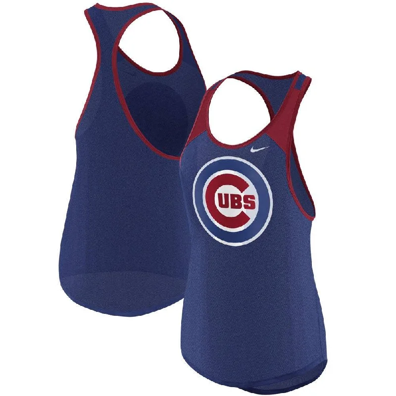 Women's Chicago Cubs Legend Wordmark 1.7 Tank Top ivory tank top