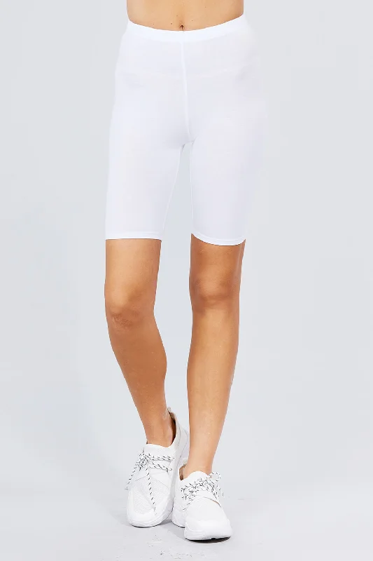 Cotton Jersey Short Leggings Cream Jersey Tee