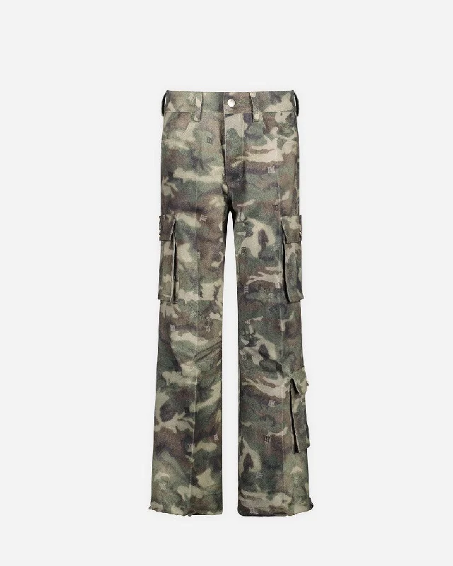 Camo Cotton Cargo Trousers Trousers Occasion Special
